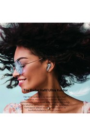 Resim Rosstech Soundparty RS-300 Aktif Gürültü Önleyici Şeffaf Mod Bluetooth Mikrofonlu Kulaklık 