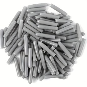 Resim 100 adet Silikon Tamir Kılıfı Seti, Anti-Korozif saç tokası Son Kapakları, 3-25mm Koruyucu Plastik Kapaklar, Toz Geçirmez Çizik Geçirmez Kauçuk Kapaklar, Boru İçin Elektrik veya Pilsiz Gerekmez. 