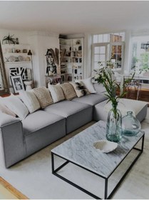 Resim ERİZA Relax Soft 4 Modül Köşe Takımı (GRİ) Keten 122 