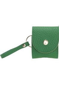 Resim Apple Uyumlu AirPods 2.nesil Deri Kılıf Mai Snap Erc4 Yeşil 