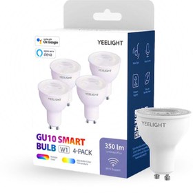Resim Xiaomi Yeelight W1 LED Akıllı Ampul GU10 (Renkli) (4'lü) 