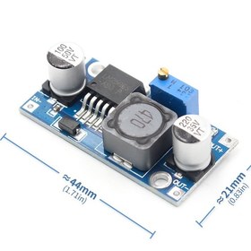 Resim Ayarlanabilir 3A Mini Güç Kaynağı Voltaj Düşürücü Lm2596 Modül 