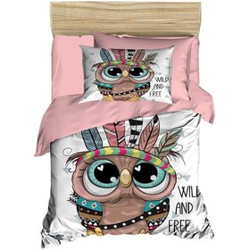 Resim Yenidoğan Kız Bebek Nevresim Takımı 3D Pamuklu Wild and Free 