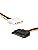 Resim 30 cm sata 15 pin erkek to 4 pin dişi molex power kablo 