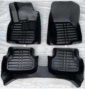 Resim Volkswagen Golf 7 Uyumlu 2012-2020 5d Havuzlu Karbon Dizayn Paspas Seti 