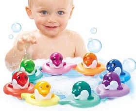 Resim Tomy Toomies DoReMi Yunuslar Banyo Oyuncağı 6528 