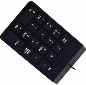 Resim USB Sayısal Tuş Takımı Mini Sayı Takımı Numpad 18 Tuşlar Klavye Dizüstü Masaüstü PC Pro 