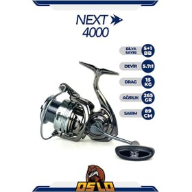 Resim Next 4000 270cm 20-40gr Remixon Double Black Kıyı Spin Olta Takımı Seti 