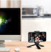 Resim Supermarket1 Küçük Katlanır Tripod - Kamera & Telefon Destekli, Yüksek Kalite 