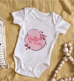 Resim Bitmeyenkartus Bk Kids Halam Bir Başka Tasarımlı Bebek Body Zıbın - Model 1 Çok Renkli 