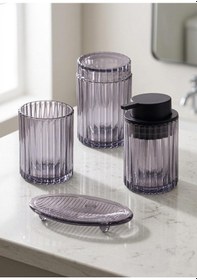 Resim The Mia Vinka Banyo Seti 4 Parça Gri 300 Ml 