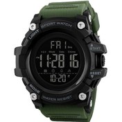 Resim Rogfer Skmeı 1384 Çok Fonksiyonlu Erkekler Açık Moda Gece Parlaklığı Su Geçirmez Led Dijital Saat Ordu Yeşili Çok Renkli Çok Renkli 