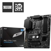 Resim Intel MSI INTEL PRO Z790-S WIFI-6E DDR5 6600+(OC) HDMI / DP M.2 Wifi-6E 1700P USB 3.2 Gen1, Gen2 (12-13- 