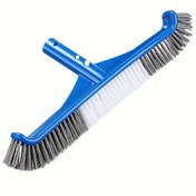 Resim Havuz Duvar Zemin Merdiven Köşe İçin EZ Klipsli Naylon Kıvrımlı Kenar Havuz Fırçası Başlığı, 43.18 cm Havuz Fırçası, Yüzme Havuzu, Spa, Banyo Temizlik Fırçası, Fayans Fırçası 