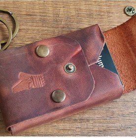 Resim Sumerian Leather Craft Klasik Deri Sigara Kılıfı Tarçın 