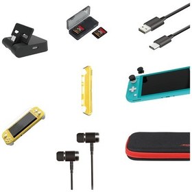 Resim Dobe Nintendo Switch Lite 8İn1 Koruma Paketi - Tns-19171 