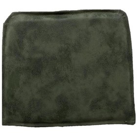 Resim Knsz Sırt Minderi 1 Li Mazlum Haki Siyah Kumaş Cırtlı Tel Sandalyesi Sırtı İçin Siyah 