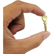 Resim Ruicoo Saksafon Boyun Somunu Altın Renkli Bakır Malzeme Dayanıklı Kol Tutucu Kolay Kurulum Enstrüman Aksesuarı 