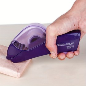 Resim Eagle Otomatik Bant Dağıtıcısı, Bant Tabancası Tek Elle Tutulan Tasarımı Noel ve ev hediye paketleme için mükemmel, Ücretsiz 1 Rulo 0.5 İnç (12 mm) ve 1 Rulo 0.75 İnç (19 mm) Bantlar 