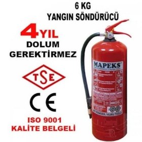 Resim Kkt Yangın Söndürücü 6 KG 