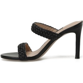 Resim Nine West Sonıya 3fx Siyah Kadın Topuklu Terlik 000000000101337718 Siyah 