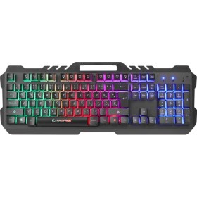 Resim Rampage KB-R57 X-JAMMER Gökkuşağı Aydınlatmalı USB LC Layout Gaming Oyuncu Klavyesi 