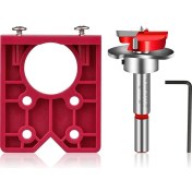 Resim Unncanny 35MM Menteşe Jig Matkap Kılavuzu Setleri Kapı Menteşe Matkap Delik Kesici Gizli Menteşe Jig Mobilya Ahşap Için Bit Konumlandırıcı ile (Yurt Dışından) 