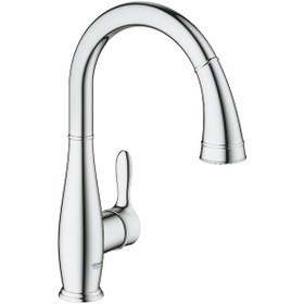 Resim Grohe Eviye Bataryası Spiralli 2 Fonksiyonlu Parkfield Krom - 30215001 