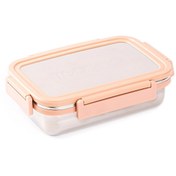 Resim Tantitoni Tedemeı Paslanmaz Çelik Dikdörtgen Yemek Taşıma Kabı 600ml 