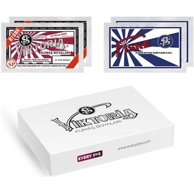Resim Viktoria Kumaş Boyası Fes Rengi 2 Pk + Fiske Sabitleme 2 Paket 