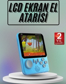 Resim hayalimsah 666 Oyunlu Retro El Konsolu Atari 3.5 İnç Taşınabilir Oyun Konsolu 