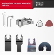 Resim Youtek Aletler İçin Çok Amaçlı Dönüştürücü Başlık - Tahta İşleme, Kesme Ve Kenar Tamiri İçin Elektrikli Aksesuar Geliştirilmiş Paket 420g 