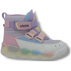 Resim Vicco Lesi Kız Çocuk Beyaz Bot Beyaz 