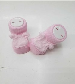 Resim Bumbo Köpek Aksesuarlı Bebek Çorap 