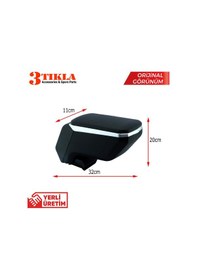 Resim Opel Corsa D 2006 Premium Hq Lüks Delmesiz Çelik Ayaklı Gri-siyah Kolçak 