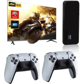 Resim STARX 4K Game Stick Retro TV Atari Kablosuz 2 Kollu 20000 Oyunlu 
