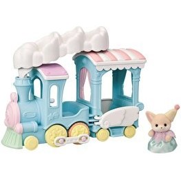 Resim Sylvanian Families Uçan Bulutlu Gökkuşağı Treni 