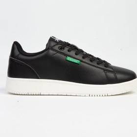Resim Benetton ® | BNI-10064 Siyah Beyaz-İTHAL Erkek Spor Ayakkabı 