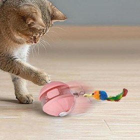 Resim Şarjlı Hareketli Kedi Topu Oyuncak 