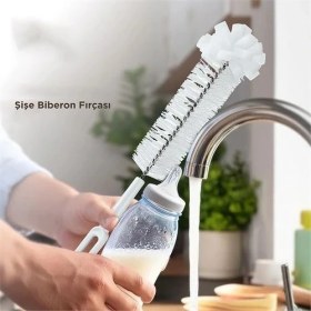 Resim Mey Ithalat® Premium Lüks Şişe ve Biberon Fırçası - Ultra Dayanıklı Profesyonel Temizlik & Kristal Parlaklık 