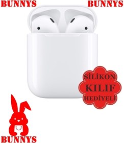 Resim Bunnys Oppo A91 Uyumlu Kulaklık Airpods 2 Nesil Bluetooth Kulaklık KILIF HEDİYELİ 