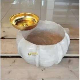 Resim Traverten Kavuk Model Mini Kurna 