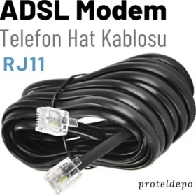 Resim ADSL VDSL Modem Kablosu, RJ11 Kablo, Köken Telefon Kablosu 