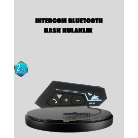 Resim Marsilyan Motosiklet Kask Kulaklığı Bluetooth 5.0 Gürültü Önleme ve Hızlı Bağlantı - MCT4449-2961 