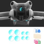 Resim DJI Mini 4 Pro Temperli Cam Sensör Lens Koruyucu, Çizilmeye Karşı Film Aksesuarı 