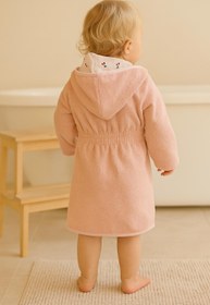 Resim Cherry Bebek & Çocuk Kapşonlu Bornoz - %100 Pamuk - 0-2 Yaş 