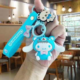 Resim Silver1 Ejderha Kedi Uyan Aslan Servet Kedi Sevimli Anahtarlık Kaplan Küçük Kolye Ejderha Bebek Karikatür Çanta Çekicilik Anahtarlık (Yurt Dışından) 