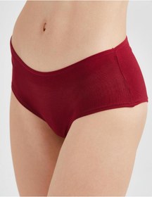 Resim Bolero 2li Bambu Hipster Slip Külot Bordo Krem 