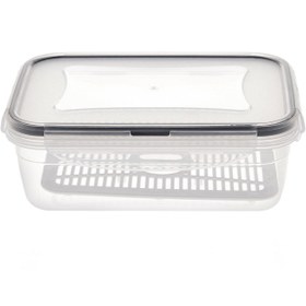 Resim Plastart Fresh Box Dikdörtgen Bölmeli Saklama Kabı - 800 ml 