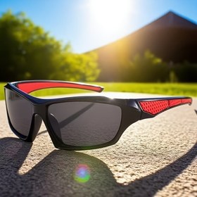 Resim Unisex spor moda gözlükleri, hafif ve dayanıklı çerçeve. Çeşitli renk seçenekleri, her yere uygun 